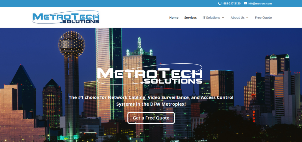 website development metro tech solutions irving texas