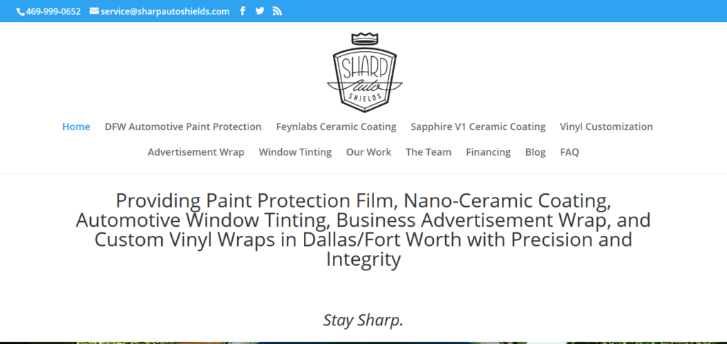 website development in wordpress from squarespace conversion